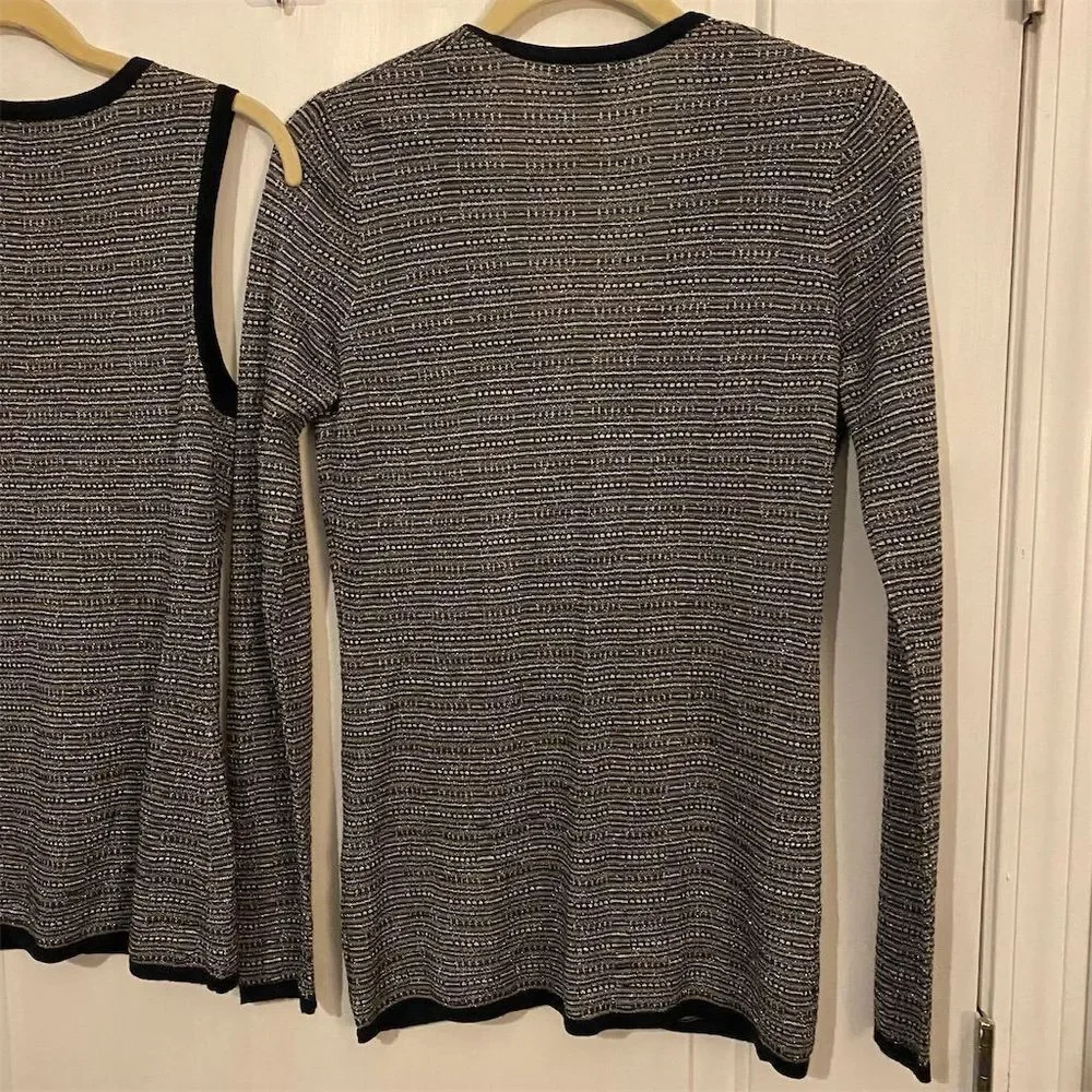 Brooks Brothers Navy and White Women's Cardigan Set - Picture 8 of 14